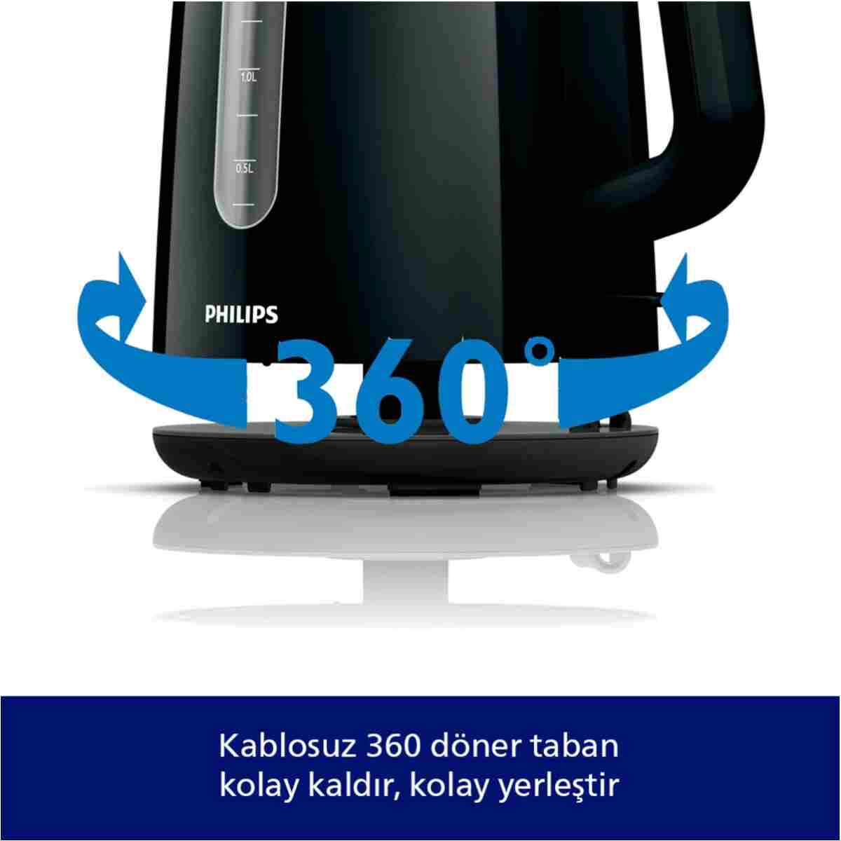 Philips Daily Collection Çay Makinesi, 1700W, 1,9 Lt Su Isıtıcısı, Otomatik Sıcak Tutma, HD7301/00 - Görsel 5