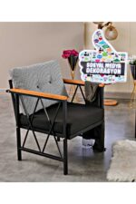 Sosyal Medya Dekorasyon Balkon, Cafe, Ofis, Bahçe Mobilyası, Masa Sandalye, Kanepe Koltuk, 2 1 1 Takım - Görsel 3