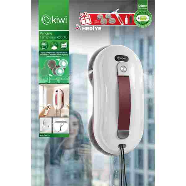 Kiwi KWC-7131 Pencere Temizleme Robotu | Otomatik Emiş & Çift Mop & Uzaktan Kumanda