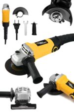 Lieber German Bakır Sargılı 1500W 115 Mm Devir Ayarlı Spiral Avuç Içi Kesme Ve Taşlama Makinası + 5 Taş - Görsel 2