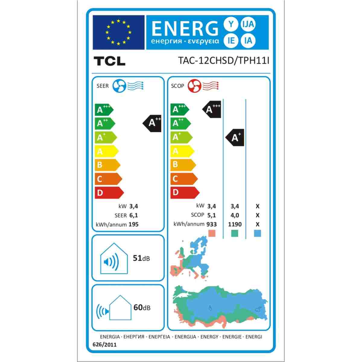 TCL 12.000 BTU Wi-Fi Destekli BreezeIN Klima – Inverter Teknoloji (TAC-12CHSD/TPH11I) - Görsel 8