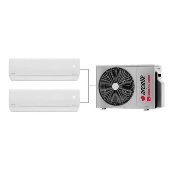 Arçelik Multi Sistem Duvar Tipi 2+1 Inverter 12+12 16000btu Klima Zm16102-1212