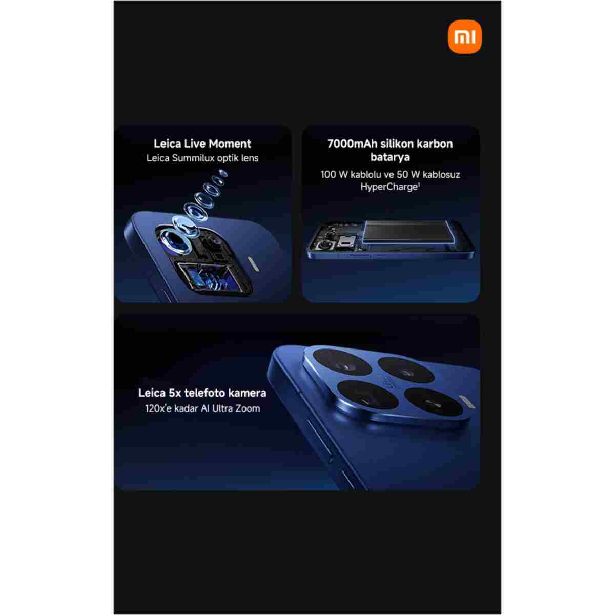 17T Pro 12G+512G Siyah (Xiaomi Türkiye Garantili) - Görsel 4