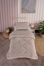 Güvenal Elite Wellsoft Tek Kişilik Çift Taraflı Yastık Kılıflı Lüx Yorgan Seti | Yorgan | Uyku Seti | Çeyiz - Görsel 5