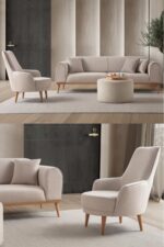 EDSY HOME Rebull 3+1 Koltuk Takımı Gri - Görsel 9