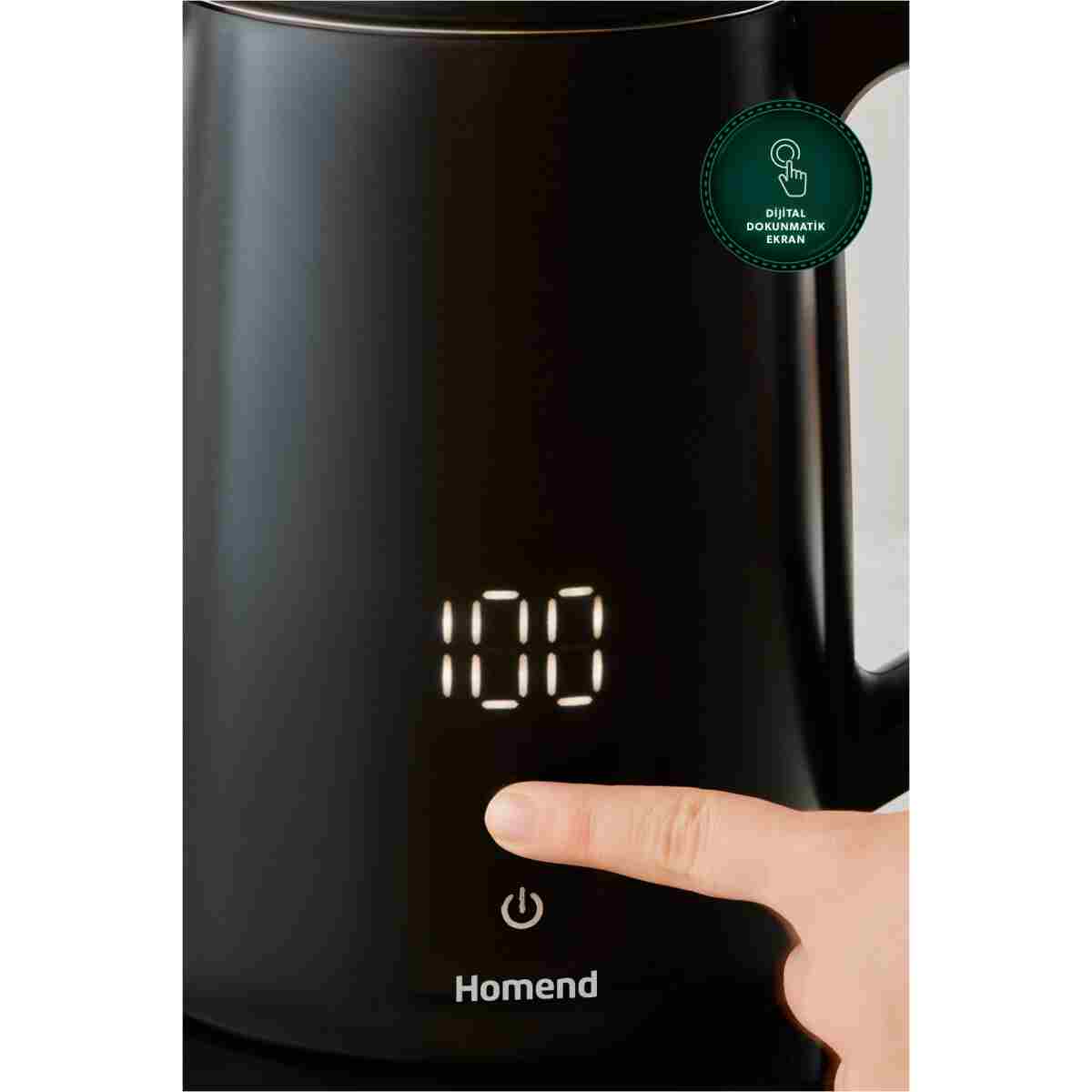 HOMEND Royaltea Cooltouch 1795h Dokunmatik El Yakmaz Gövdeli Paslanmaz Çelik Konuşan Çay Makinesi - Görsel 4