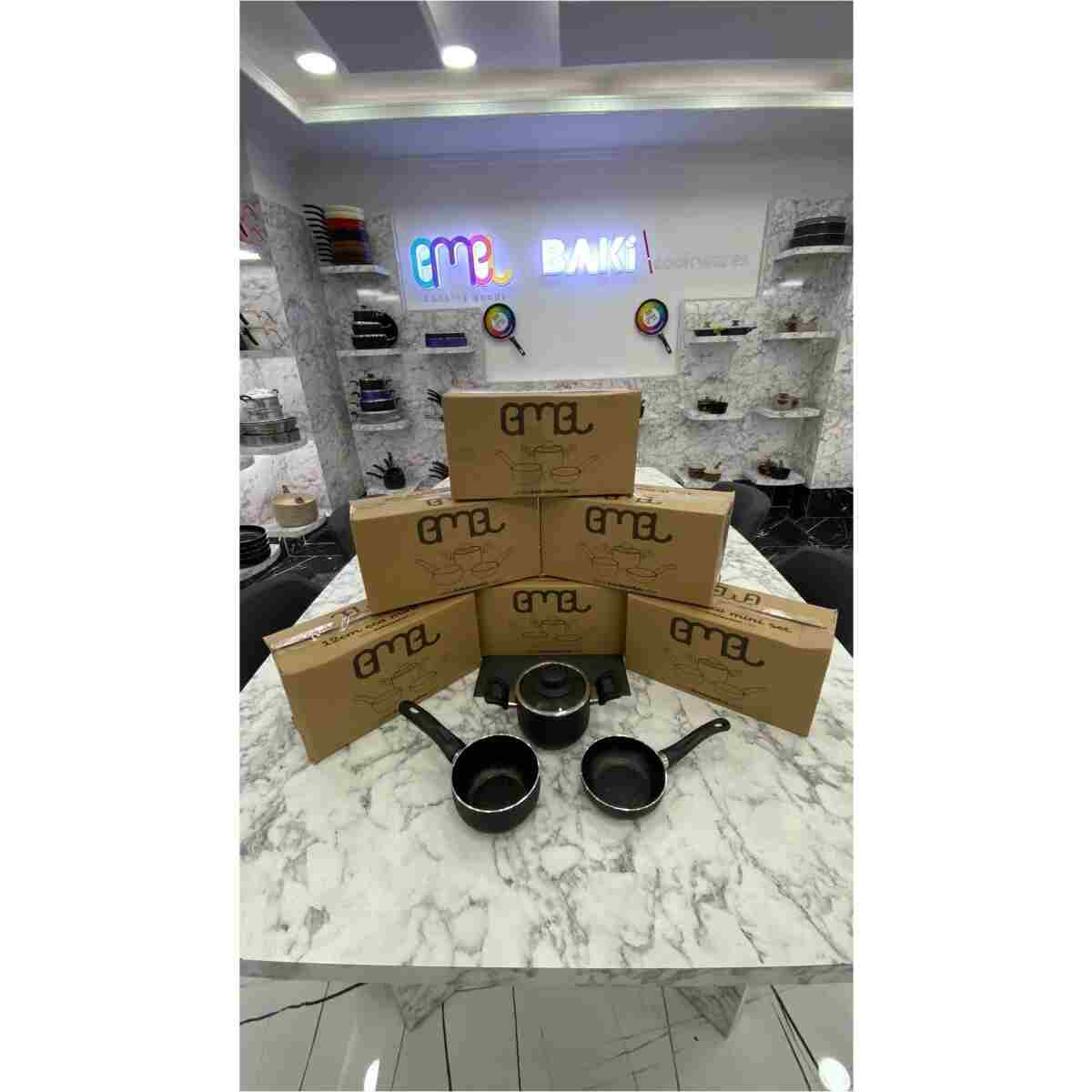 EMEL 12 Cm Mini Tencere Seti (EK GIDA MAMA SETİ) - Görsel 15