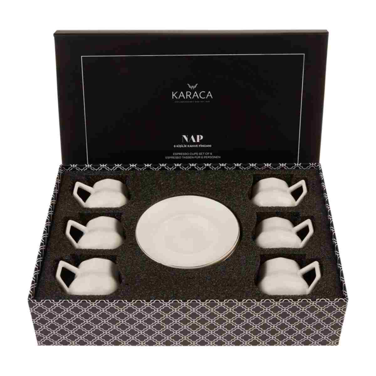 Karaca Nap 6 Kişilik Kahve Fincanı Takımı 80 ml - Görsel 14