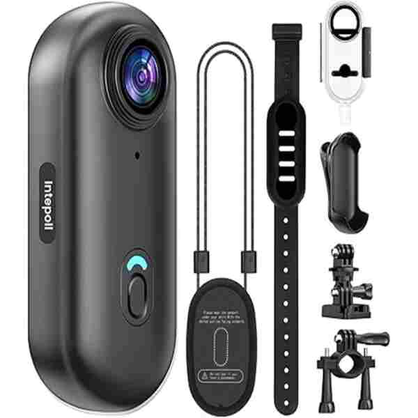 Vothoon Mini WIFI Aksiyon Kamerası 1080P Taşınabilir Vücut Kamerası Giyilebilir Video Kaydedici IPX7 Su Geçi