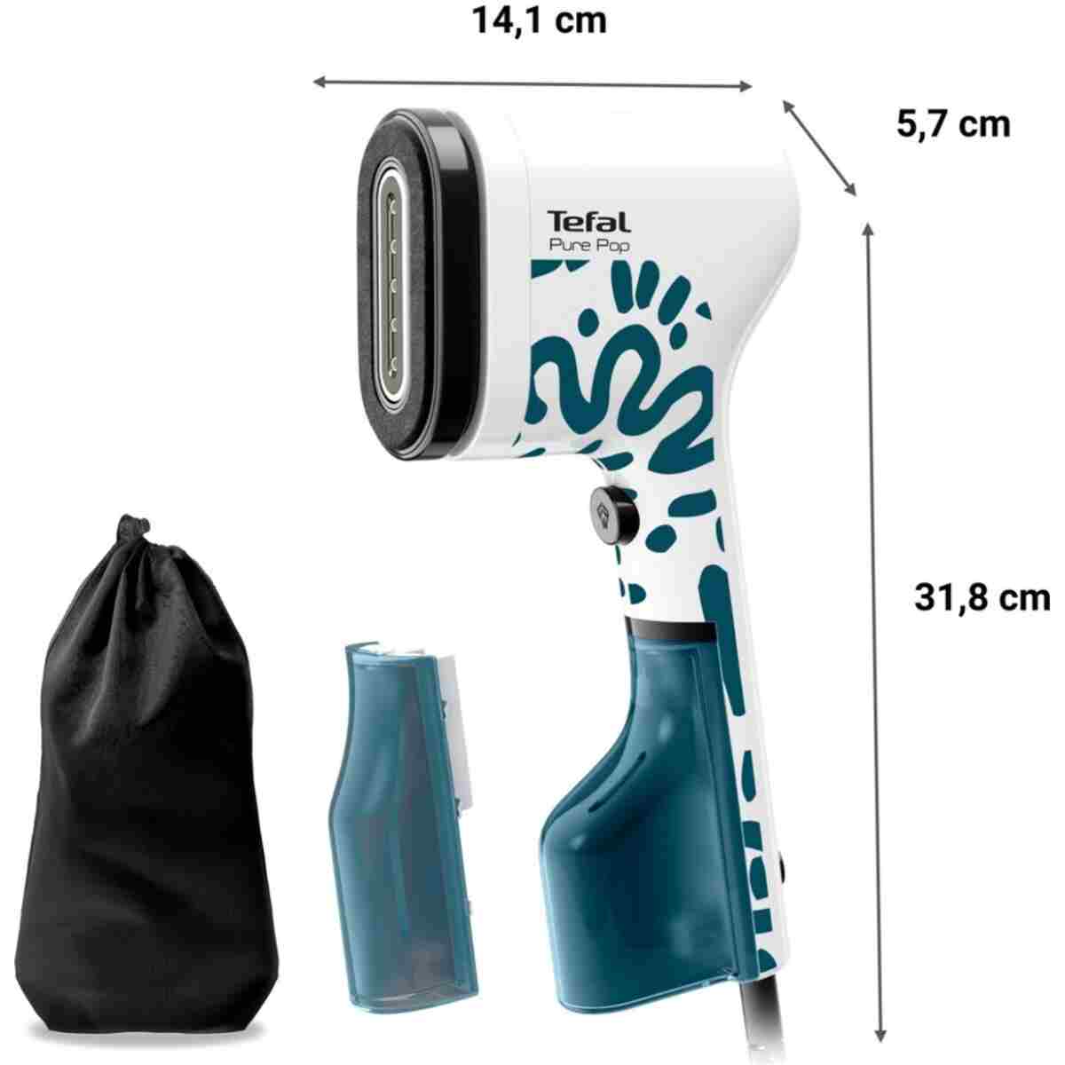 TEFAL Pure Pop Home & Travel Kırışıklık Giderici Buharlı Seyahat El Ütüsü - 1830009258 - Görsel 5