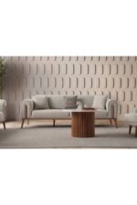 EDSY HOME Riva 3+3 Koltuk Takımı Krem - Görsel 3