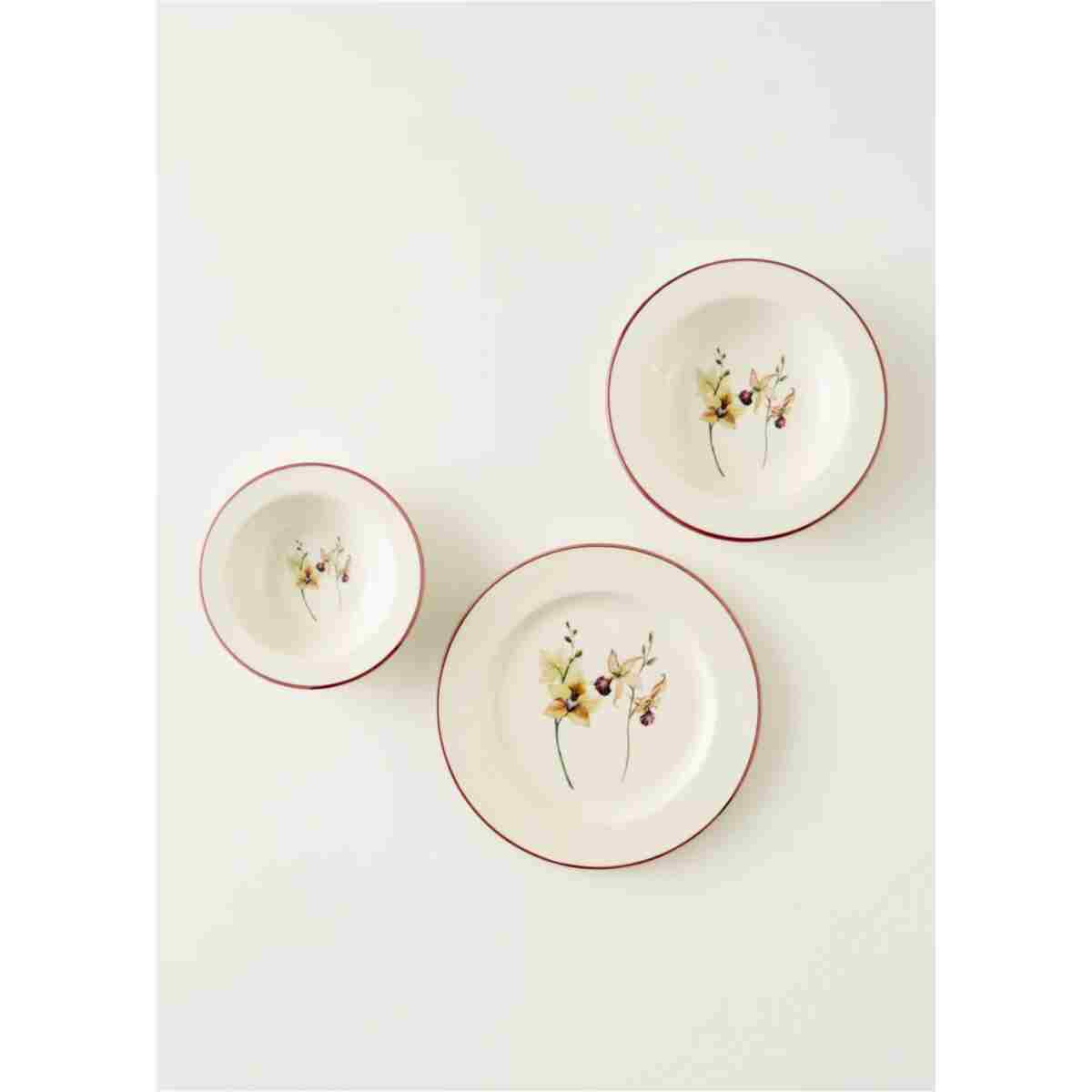 Bella Maison Garden Stoneware 12 Parça 4 Kişilik Yemek Takımı Mix - Görsel 15