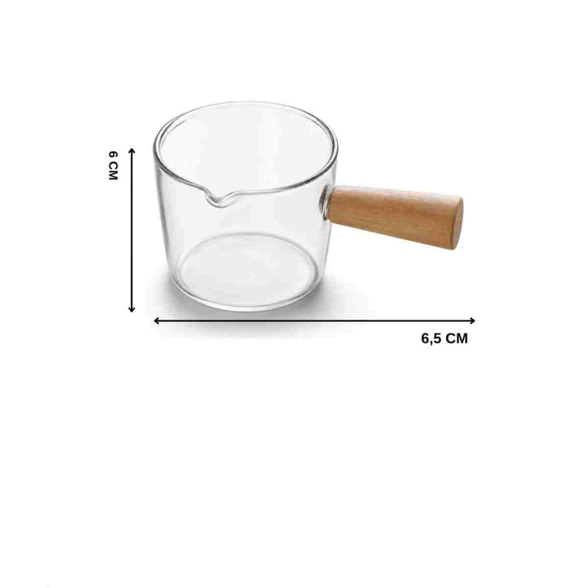 Kitchen Life 4 Adet Ahşap Saplı Mıka Reçellik Sosluk Kahvaltı Seti - 80 ml - Görsel 4