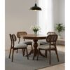 KleinHaus Furniture İbiza Masa Takımı, Ahşap Masa Takımı, 4 Sandalyeli Mutfak, Salon Masa Takımı