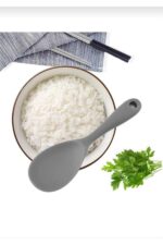 elfnur (2 Adet Ultra Sert Uçlu Silikon Pilav Kaşığı Yüksek Isıya Dayanıklı Yanmaz Yapışmaz 22 Cm - Görsel 7