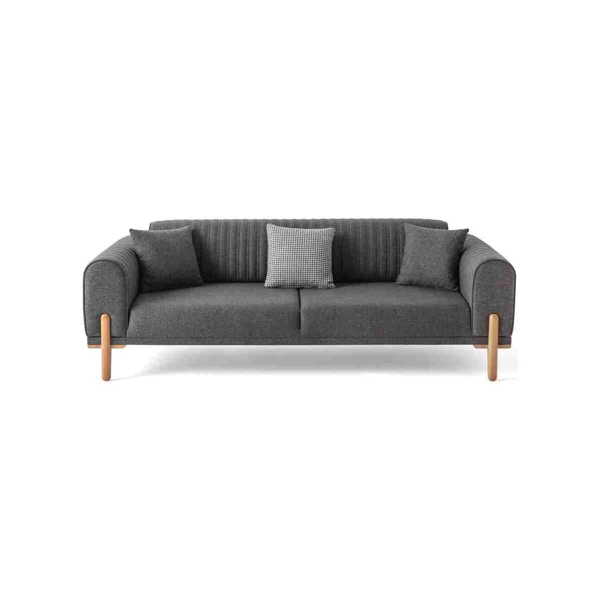 EDSY HOME Galata 3+3+1+1 Koltuk Takımı Antrasit - Görsel 5