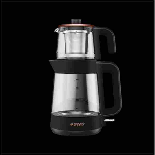 Arçelik Cm 6964 S Resital Siyah 1900 W Cam Demlikli Çay Makinesi