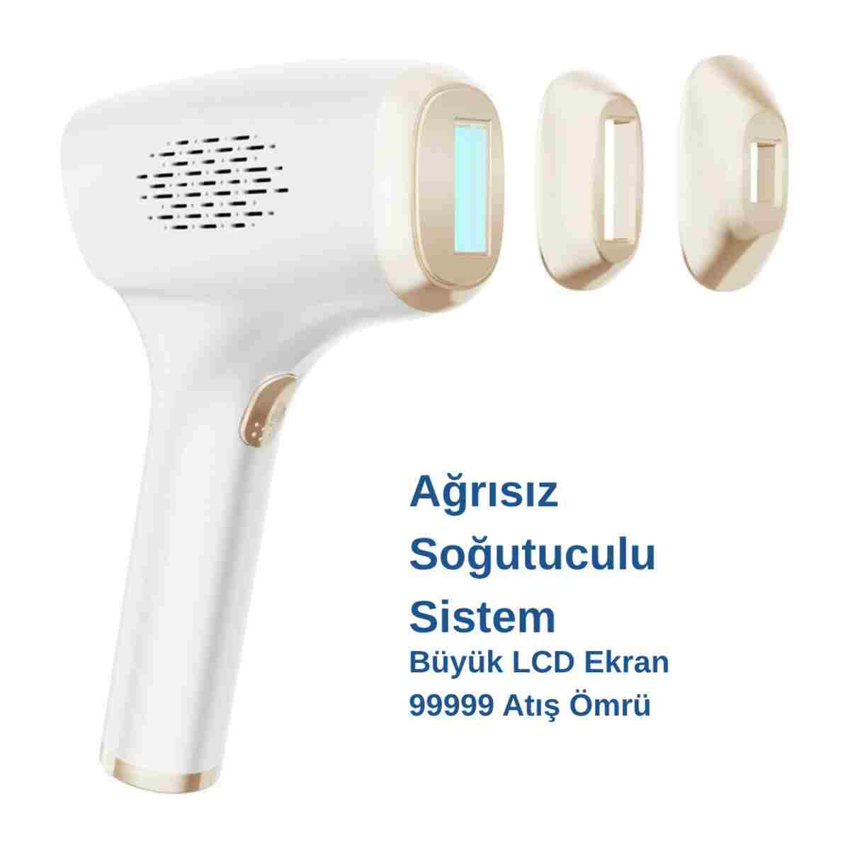 pure es IPL Ice Cool Kadın Erkek Lazer Epilasyon Cihazı Ev Tipi Tüy Giderme Aleti - Görsel 3