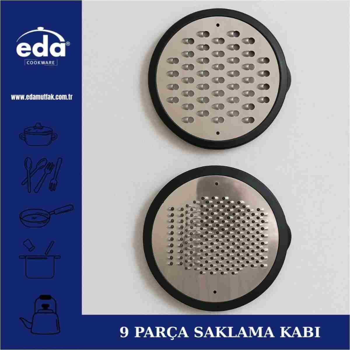 Eda 9 PARÇA RENDELİ SAKLAMA ÇIRPMA KABI - Görsel 9