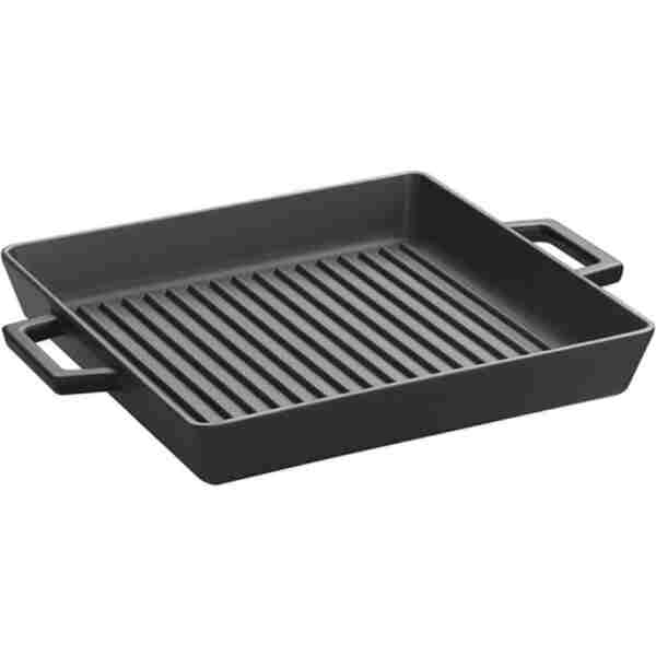 Lava IZGARA TAVA 26X26 METAL KULPLU