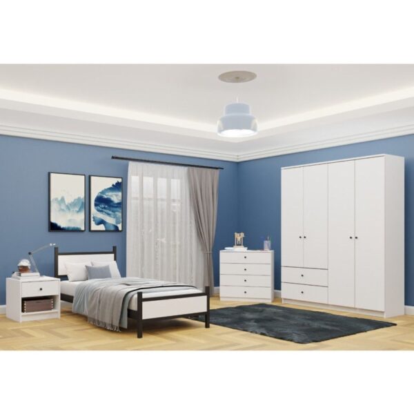 Metalia Gm 9010 Novado Düğme Kulplu Genç Odası Takımı