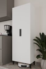 AYMOBSAN 2 Kapaklı Winter Boy Dolabı , Çok Amaçlı Dolap , Killer Dolabı, Banyo Dolabı, Mutfak Dolabı, Beyaz