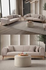 EDSY HOME Rebull 3+3 Koltuk Takımı Antrasit - Görsel 10