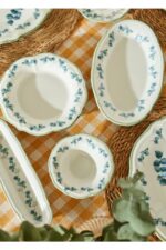 Bella Maison Ocaliptus Stoneware 26 Parça 6 Kişilik Kahvaltı Takımı Yeşil - Görsel 3