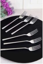 Yüsra Home 24 parça tatlı seti 12 parça tatlı kaşığı 12 parça tatlı çatalı (paslanmaz çelik) - Görsel 5