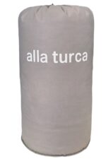 Alla Turca Lux Uyku Seti-çift Kişilik-lastikli Çarşaflı 4yastık Kılıflı-özel Çantada Antrasit/krem - Görsel 7
