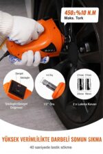EZERE Areks Car Pro 180W 5 Ton Çok Fonksiyonlu Elektrikli Hidrolik Kriko Lift Kaldırma / Kompresör / Bijon Sökme / LED Işık - Görsel 6