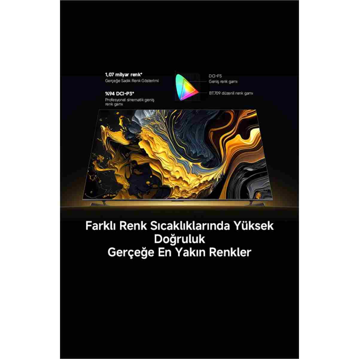 Xiaomi TV Max 85 2025 - 85" 215 4K Ultra HD QLED 144 Hz AirPlay Destekli Uydu Alıcılı Google Smart TV - Görsel 8