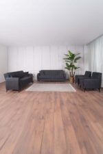 Kilim Mobilya Linda Koltuk Takımı 3 3 B B Mavi - Görsel 9