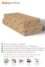 AEKA AE-3015 Mercan Beyaz 6 Kapaklı Çok Amaçlı Dolap Raflı Mutfak Kiler Banyo 195*63*35 Çok Amaçlı Dolap - Görsel 6