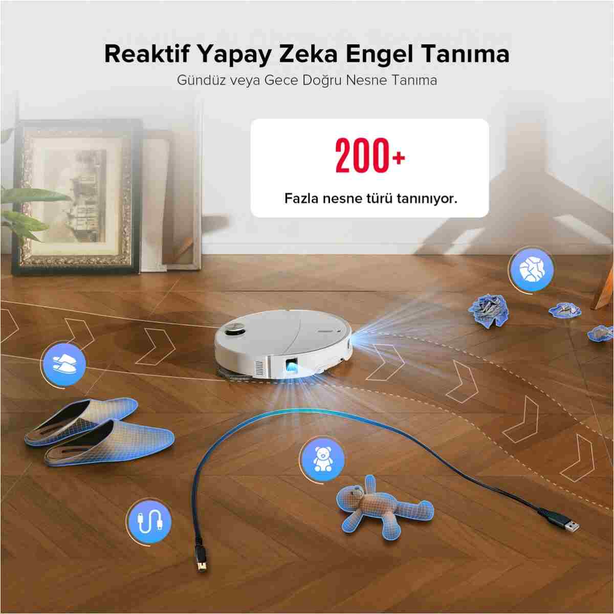 Roborock Qrevo Curv 2 Pro Akıllı Robot Süpürge - Görsel 17
