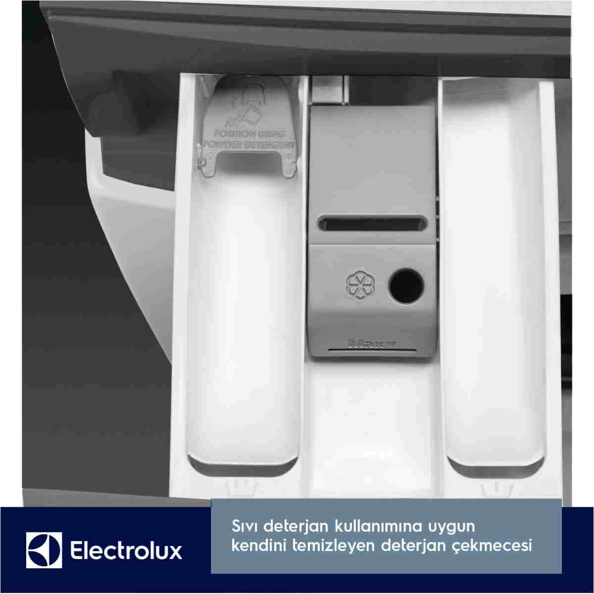 Electrolux EW6F9452T AI WashAssist 10,5kg 1400 Dev A Sınıfı FullWash45' Programlı Inverter Çamaşır Makinesi - Görsel 25
