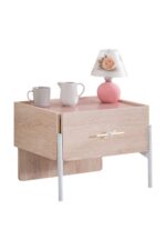 Setay Rosetta Genç Odası - 3 Kapılı Dolap, Karyola, Komodin, Masa - Görsel 5