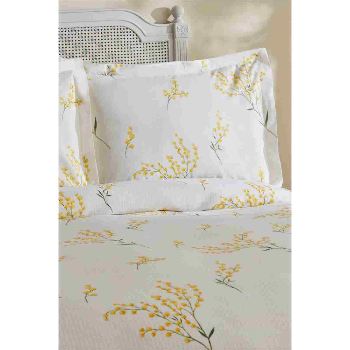 Karaca Home Loretta %100 Pamuk Çift Kişilik Pike Takımı PP - Görsel 9