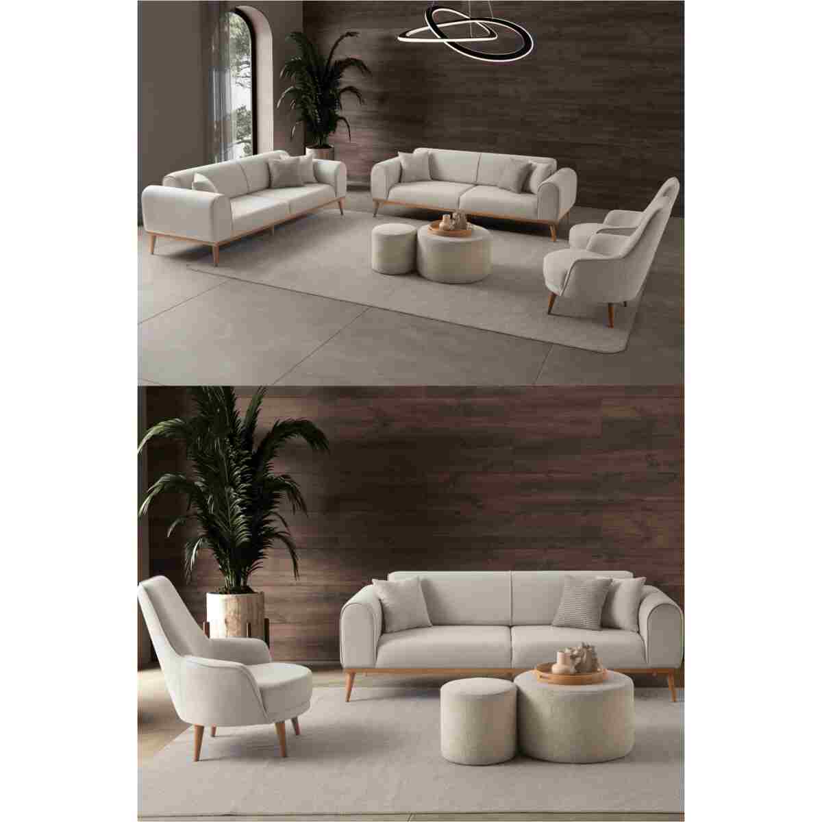 EDSY HOME Rebull 3+3+1+1 Koltuk Takımı Gri Renk - Görsel 10