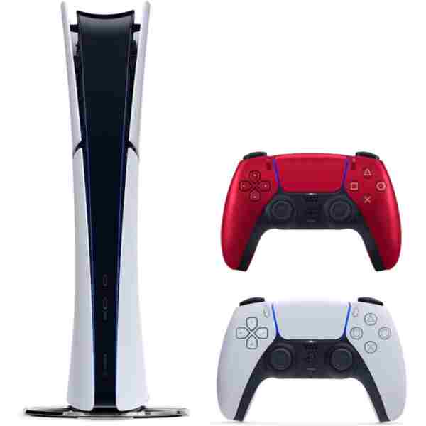 Sony Playstation 5 Slim Digital 825 GB + 2. Volcanic Kırmızı Dualsense İthalatçı Garantili