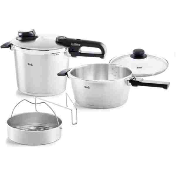 Fissler Vitavit Premium Mat 6+3,5 Litre Düdüklü Tencere Set