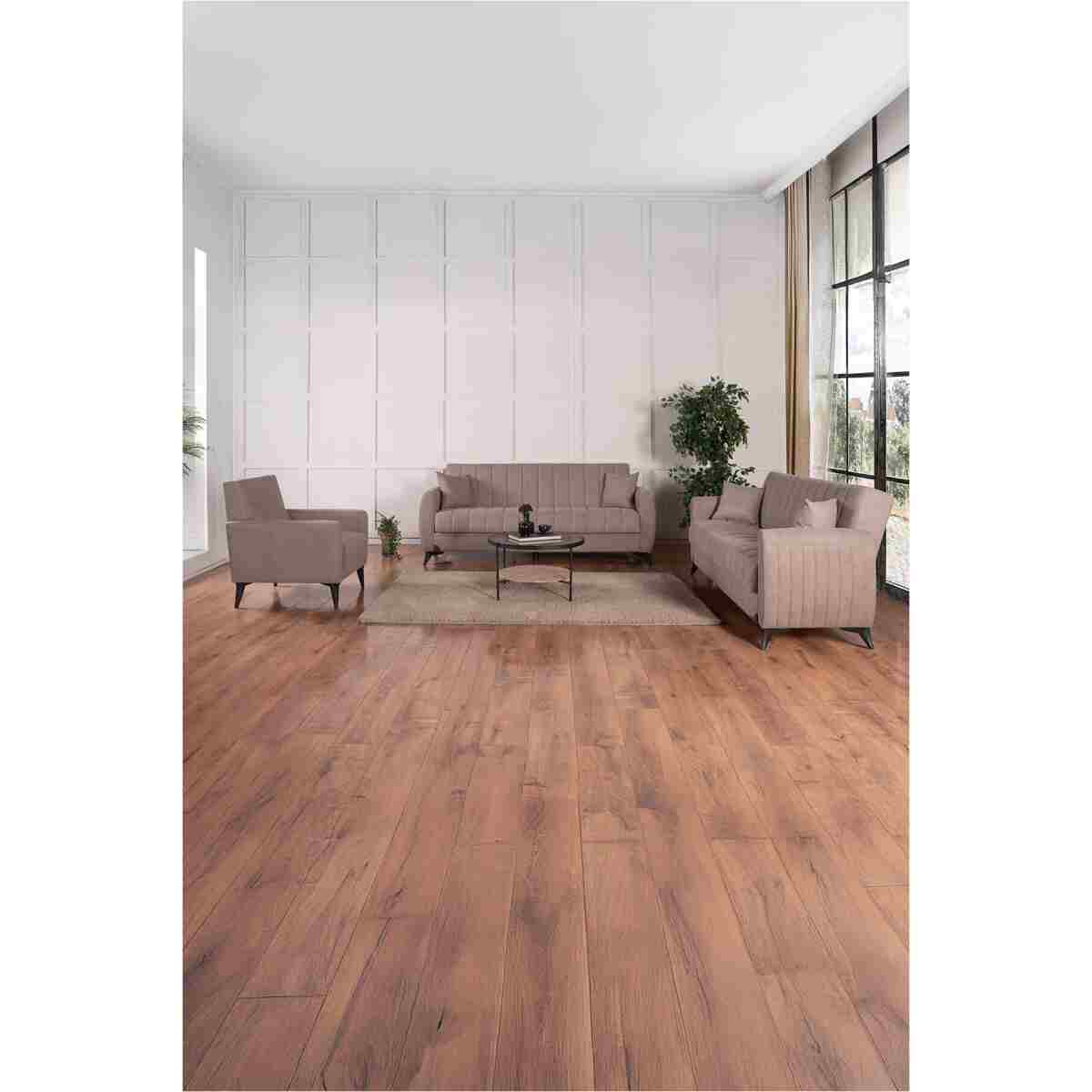 Kilim Mobilya Linda Koltuk Takımı 3 3 B Krem - Görsel 9