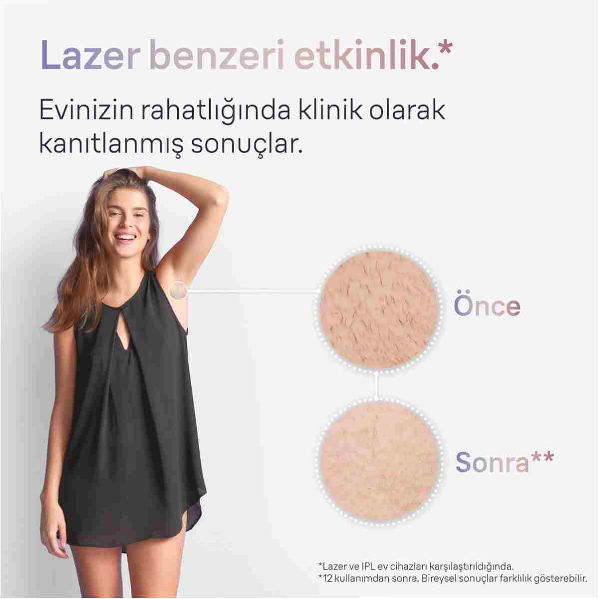 Braun IPL Skin i·expert, Evde Tüy Alma, Ücretsiz Uygulama, Çanta, Gillette Venus, 3 Başlık, PL7253 - Görsel 11