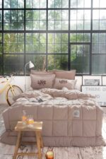 Karaca Home Motto Cotton Comfort Çift Kişilik Bej