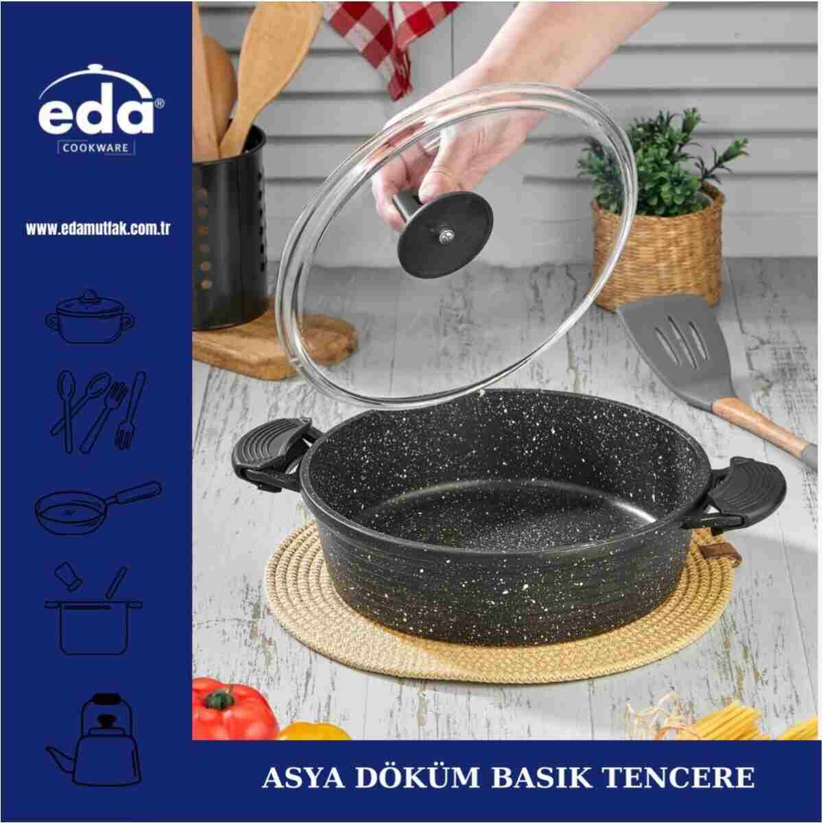 Eda 26 NO DÖKÜM PİLAVLIK TENCERE - Görsel 9