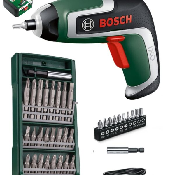 Bosch Şarjlı Tornavida Şarjlı Mini Matkap Ixo 7 Nesil + 25 Parça Vidalama Ucu Seti