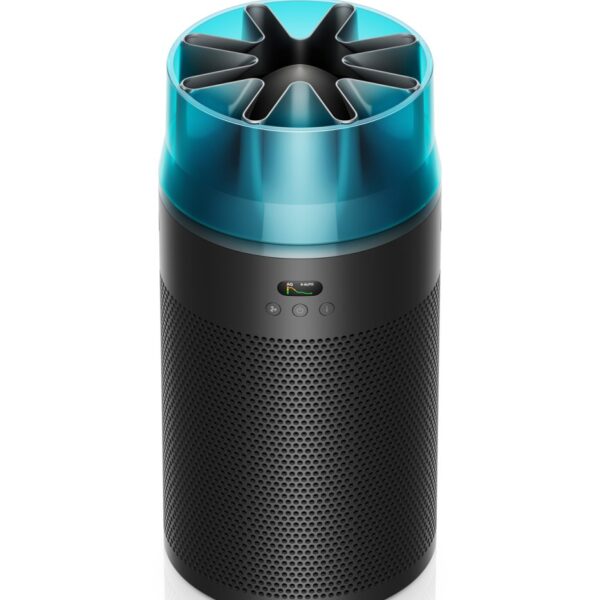 DYSON HushJet™ Kompakt Hava Temizleyici, 100 m2’ye Kadar Etkili, Fısıltı Kadar Sessiz, Elektrostatik ve Aktif Karbon Filtre (Siyah/Turkuaz)