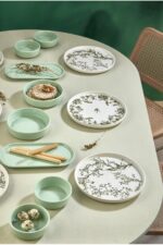Kitchen Life 14 Parça 6 Kişilik Ivy Kahvaltı Takımı-Lüx Kahvaltılık Sunum Seti Tabağı - Görsel 7