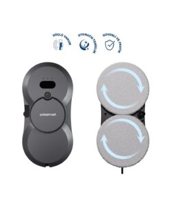 Alternative view of Polosmart PSH22 Cam Temizleme Robotu Ultrasonik Su Spreyli Akıllı Navigasyonlu Uzaktan Kumandalı