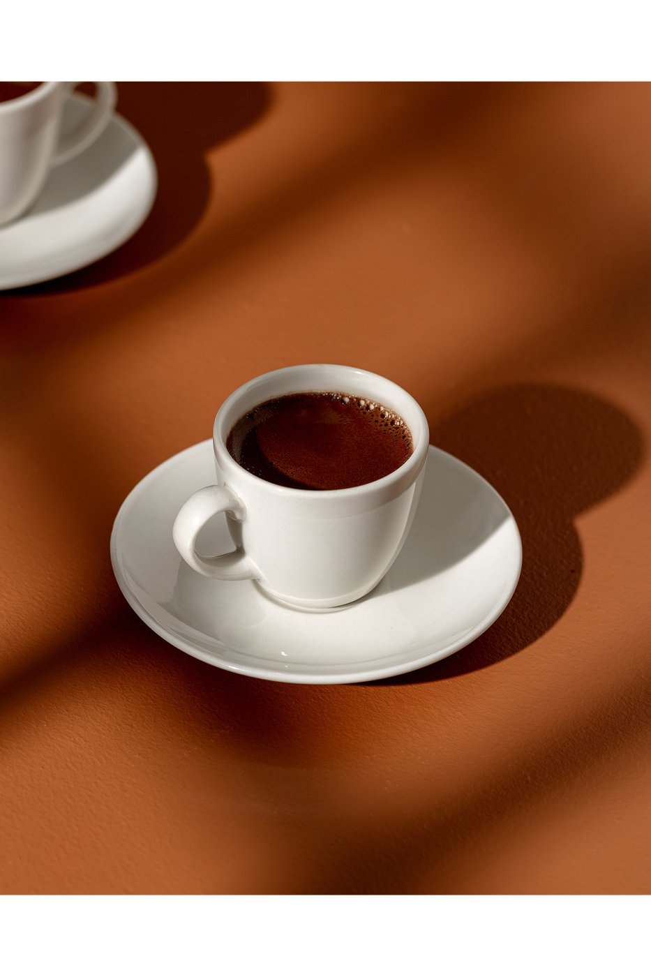 99fed90907bb6b83b7b2d197abc6b945 Madame Coco Benard 6 Kişilik 12 Parça Kahve Fincan Seti - Beyaz - 110 ml - Görsel 1